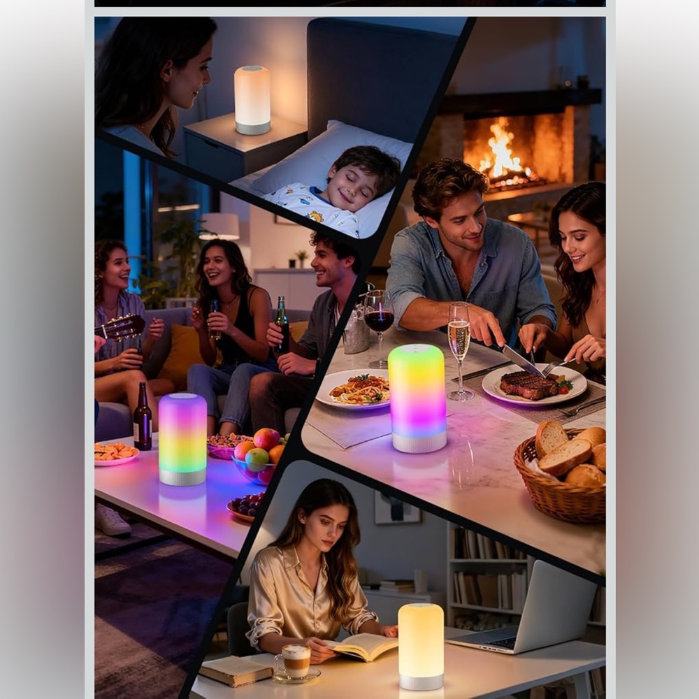 Color-Changing LED Smart Table Lamp - Picture 7 of 7